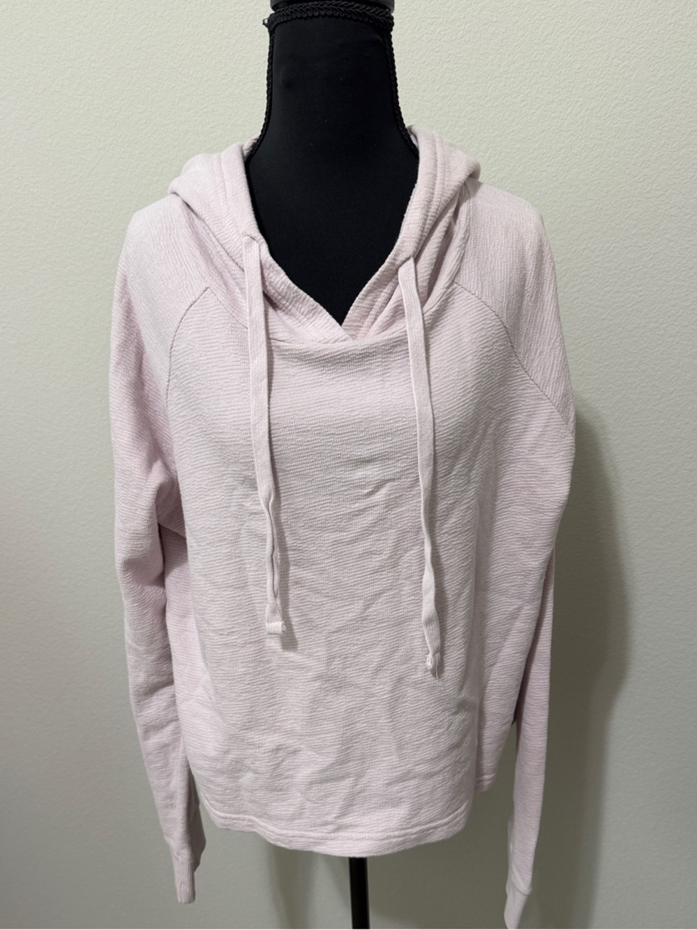 Mono B Light Blush Hooded Pullover Sweatshirt B2